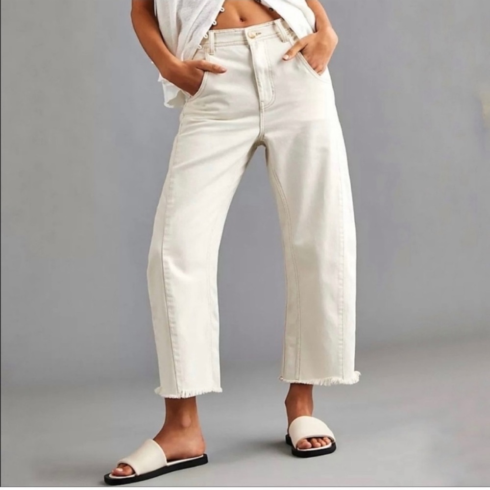 Free People Extreme Barrel Jeans